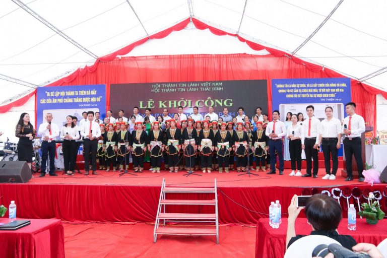Thư Cảm Ơn Về Lễ Khởi Công Xây Dựng Nhà Thờ Thái Bình & Trung Tâm Tin Lành