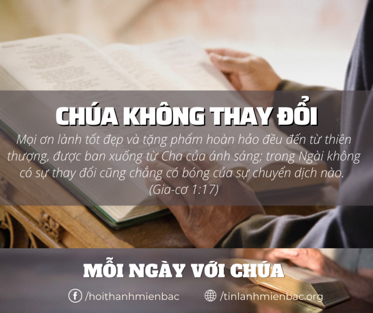 Bài 09 Chúa Không Thay Đổi