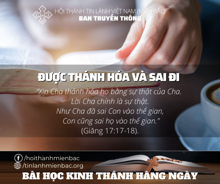 Ngày 21/1/2022: ĐƯỢC THÁNH HÓA VÀ SAI ĐI