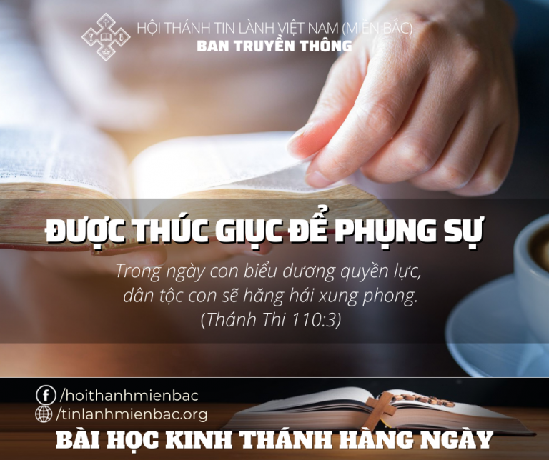 Ngày 15/1/2022: ĐƯỢC THÚC GIỤC ĐỂ PHỤNG SỰ