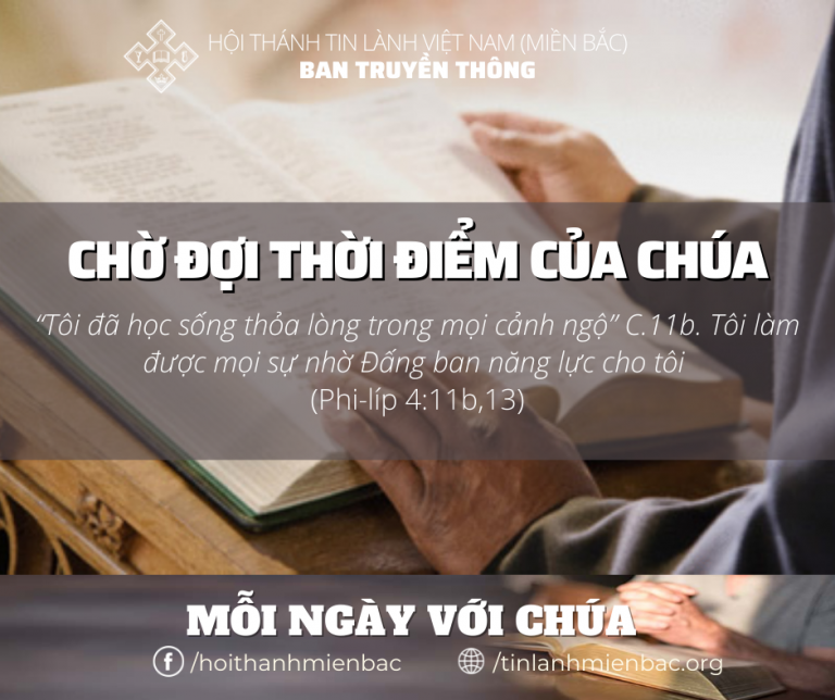 Bài 15 Chờ Đợi Thời Điểm Của Chúa