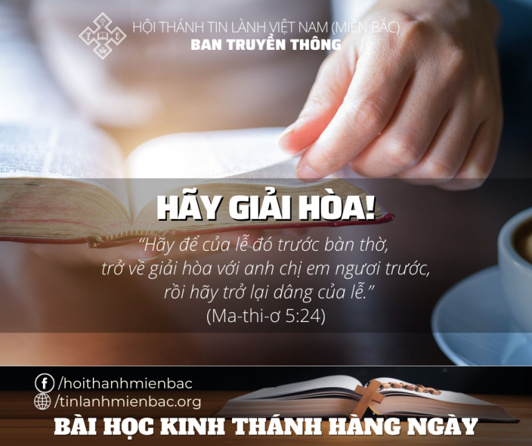 Ngày 17/1/2022: HÃY GIẢI HÒA!
