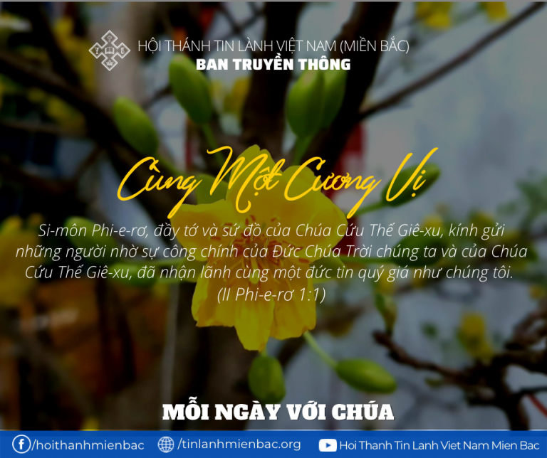 Bài 35: Cùng Một Cương Vị
