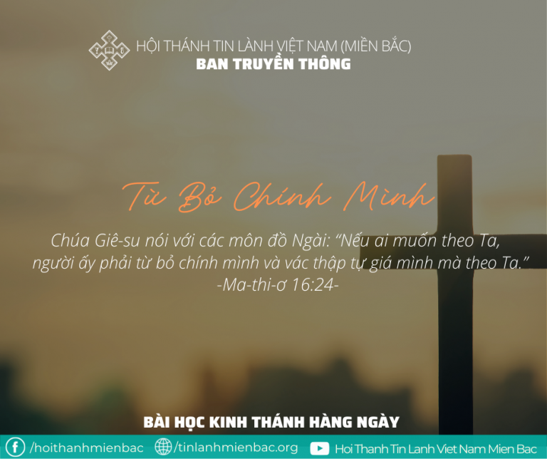 Ngày 17/2: TỪ BỎ CHÍNH MÌNH
