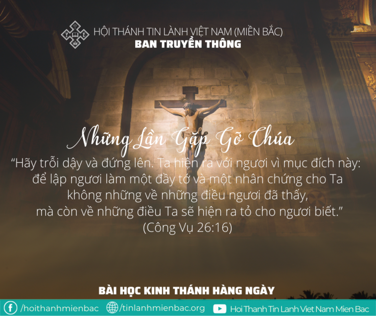 Ngày 9/2: NHỮNG LẦN GẶP GỠ CHÚA