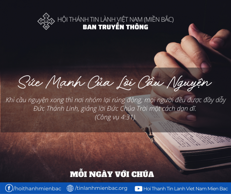 Bài 39: Sức Mạnh Của Lời Cầu Nguyện