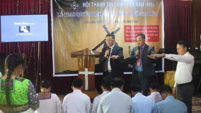 Lai Châu: Mục Sư Phó Hội Trưởng II Công Bố Quyết Định Phân Công Trưởng Nhiệm