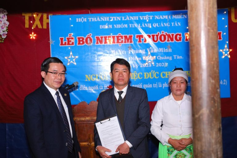 Tuyên Quang: Bổ Nhiệm MSNC Phùng Văn Minh Quản Nhiệm Điểm Nhóm Quảng Tân