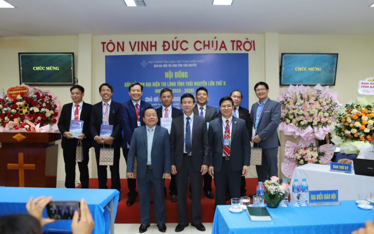 Hội Đồng Bầu Cử Ban Đại Diện Tin Lành Tỉnh Thái Nguyên Nhiệm kỳ 2024-2028