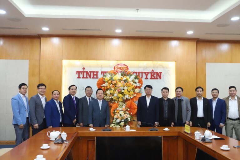 THƯỜNG TRỰC TỔNG HỘI VÀ BAN ĐẠI DIỆN TIN LÀNH THĂM, CHÚC TẾT CÁC CƠ QUAN TỈNH THÁI NGUYÊN