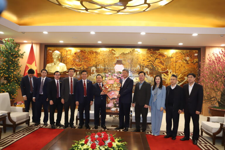 Thường Trực Tổng Hội Thăm Chúc Tết Lãnh Đạo TP. Hà Nội Và Tiếp Đón Đoàn Đại Biểu Thành Phố Nhân Dịp Xuân Mới