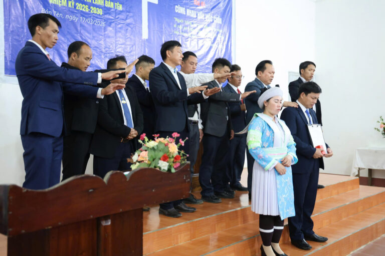 HỘI THÁNH TIN LÀNH BẢN TÈN TỔ CHỨC LỄ BỔ NHIỆM QUẢN NHIỆM VÀ BẦU CỬ BAN CHẤP SỰ